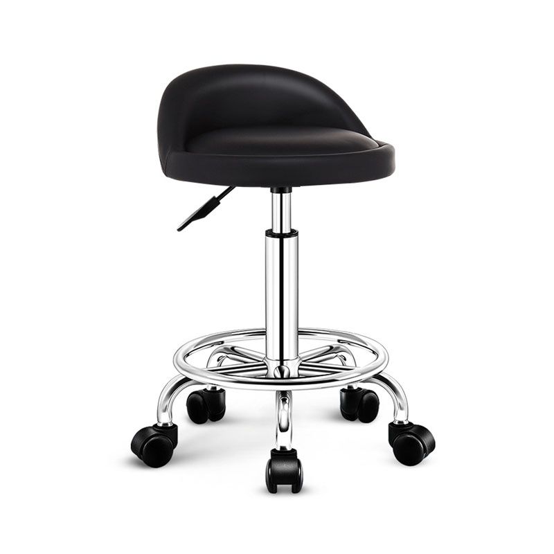 Modern Rotatable Liftable Counter Stool Steel Barber Shop Bar Stool with Cushion Clearhalo 'Bar Furniture' 'Bar Stools' 'bar_stools' 'furn' 'furn_bar_stools' 'furniture_bar_stools' 'Kitchen & Dining Furniture' 'kitchen&dining_furn' 'kitchen' 'kitchen_furn' Furniture' 1200x1200_d4a6bc8b-c985-45bf-931c-d28c87402b3e