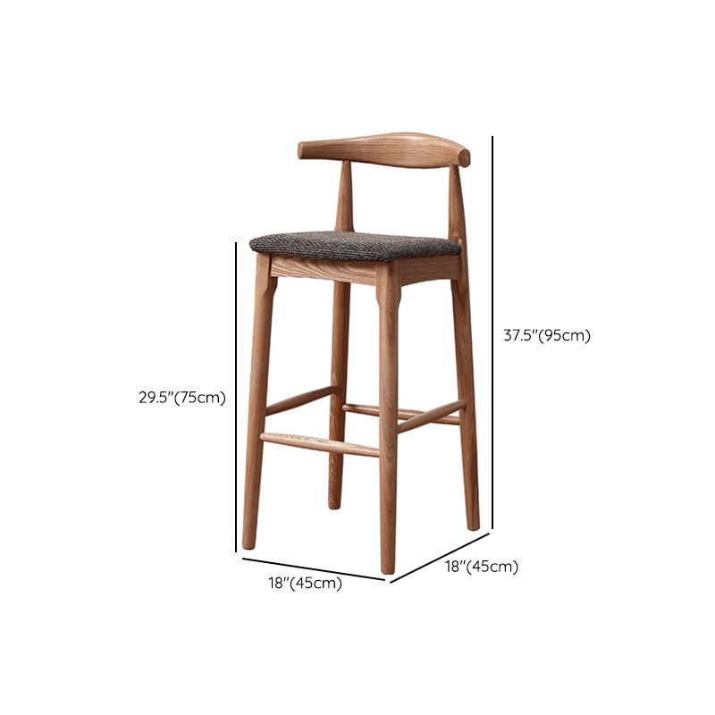 Juego de mesa de bar rectangular Glam, mesa de bar de madera maciza de roble de 1/2/3 piezas y taburetes en color natural