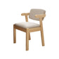 Wood Modern Dining Arm Chair with Color Cushion Open Back Dining Side Chair Clearhalo ' kitchen&dining_furn' 'Dining Chairs' 'Dining Tables & Seating' 'dining_chair' 'furn' 'furn_dining_chair' 'Furniture' 'furniture_dining_chair' 'Kitchen & Dining Furniture' 'kitchen' 1200x1200_d4ab176d-e58d-4f92-bdc8-7b8aa036cbd3
