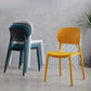 Contemporary Stackable Chair Plastic Open Back Kitchen Armless Chair Clearhalo 'Dining Chairs' 'Dining Tables & Seating' 'dining_chair' 'furn' 'furn_dining_chair' 'Furniture' 'furniture_dining_chair' 'Kitchen & Dining Furniture' 1200x1200_d4ac9bb7-4cf3-4d1d-9a6a-a22d2c76f129