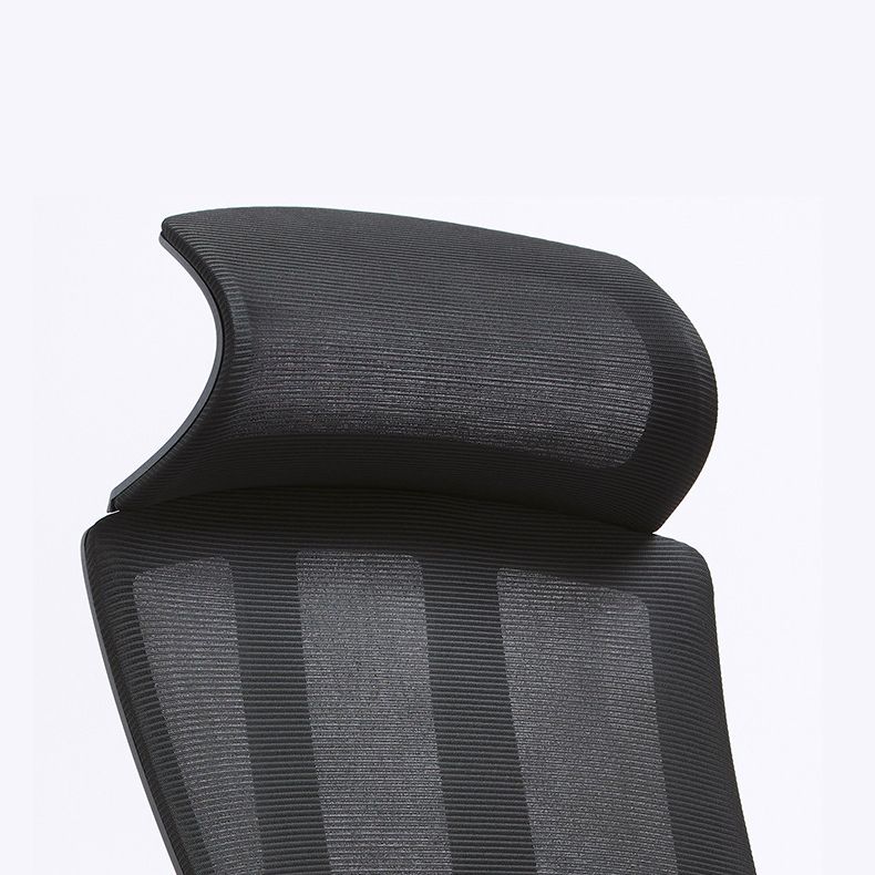 Fauteuil contemporain à bras fixes, repose-pieds, chaise de bureau, oreiller inclus