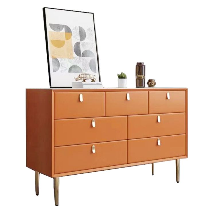 Commode de rangement en pierre Glam classique de 15,6 pouces de largeur avec 5/6/7/9 tiroirs