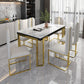 Traditional Luxury Dining Table Sintered Stone White Dining Table with Gold Frame Clearhalo 'Dining Tables & Seating' 'Dining Tables' 'dining_table' 'furn' 'furn_dining_table' 'Furniture' 'furniture_dining_table' 'Kitchen & Dining Furniture' 'kitchen' 'kitchen_dining_table' 1200x1200_d4b0a061-8710-498d-a0db-cba1bf983d72