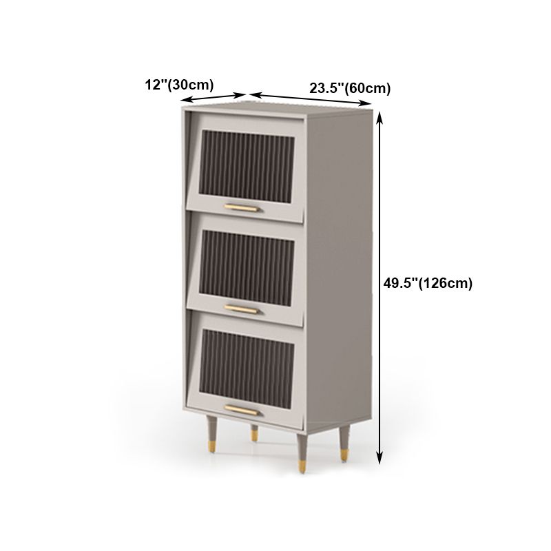 Champagne glam mdf buffet soggiorno armadi in vetro a buffet da pranzo