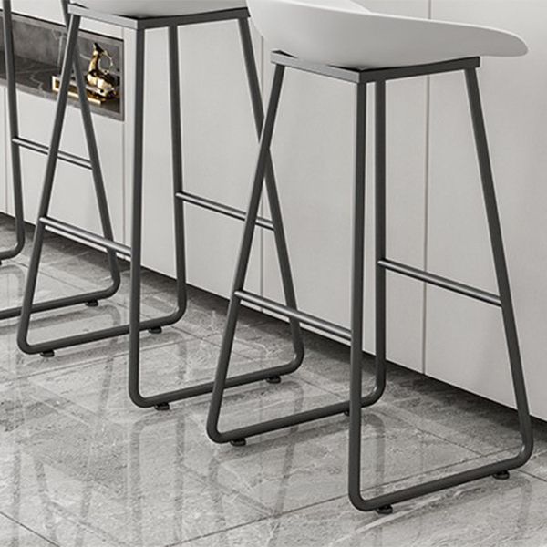 Modern Milk Tea Shop Footrest Barstool Matte Finish Plastic Stool Clearhalo 'Bar Furniture' 'Bar Stools' 'bar_stools' 'furn' 'furn_bar_stools' 'Furniture' 'furniture_bar_stools' 'Kitchen & Dining Furniture' 1200x1200_d4b1444f-32f0-404d-acbc-5b257713e7f7