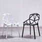Contemporary Kitchen Plastic Armless Dining chair Cross Back Side Chair for Home Use Clearhalo ' kitchen&dining_furn' 'Dining Chairs' 'Dining Tables & Seating' 'dining_chair' 'furn' 'furn_dining_chair' 'Furniture' 'furniture_dining_chair' 'Kitchen & Dining Furniture' 'kitchen' 1200x1200_d4b3871b-45f3-45d8-9332-2696d6d63bd2