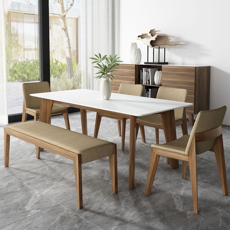 Upholstered Armless Dining Chairs Indoor Side Chairs with Wood Legs (Set of 2) Clearhalo ' kitchen&dining_furn' 'Dining Chairs' 'Dining Tables & Seating' 'dining_chair' 'furn' 'furn_dining_chair' 'Furniture' 'furniture_dining_chair' 'Kitchen & Dining Furniture' 'kitchen' 1200x1200_d4b53b06-e6eb-4dbb-824d-0e2860e5f483