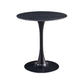 Round Dining Table Contemporary Style Stone Dining Site Table with Tulip Base Clearhalo 'Dining Tables & Seating' 'Dining Tables' 'dining_table' 'furn' 'furn_dining_table' 'Furniture' 'Kitchen & Dining Furniture' 1200x1200_d4b5662e-d3a9-4554-8172-96d6978bae68
