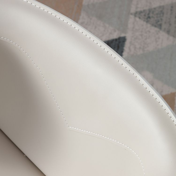 Contemporary Leather Dining Chair Armless Wingback Side Chair for Home Use Clearhalo 'Dining Chairs' 'Dining Tables & Seating' 'dining_chair' 'furn' 'furn_dining_chair' 'Furniture' 'Kitchen & Dining Furniture' 1200x1200_d4b576b3-329a-4fc3-863c-efc1dad717c4