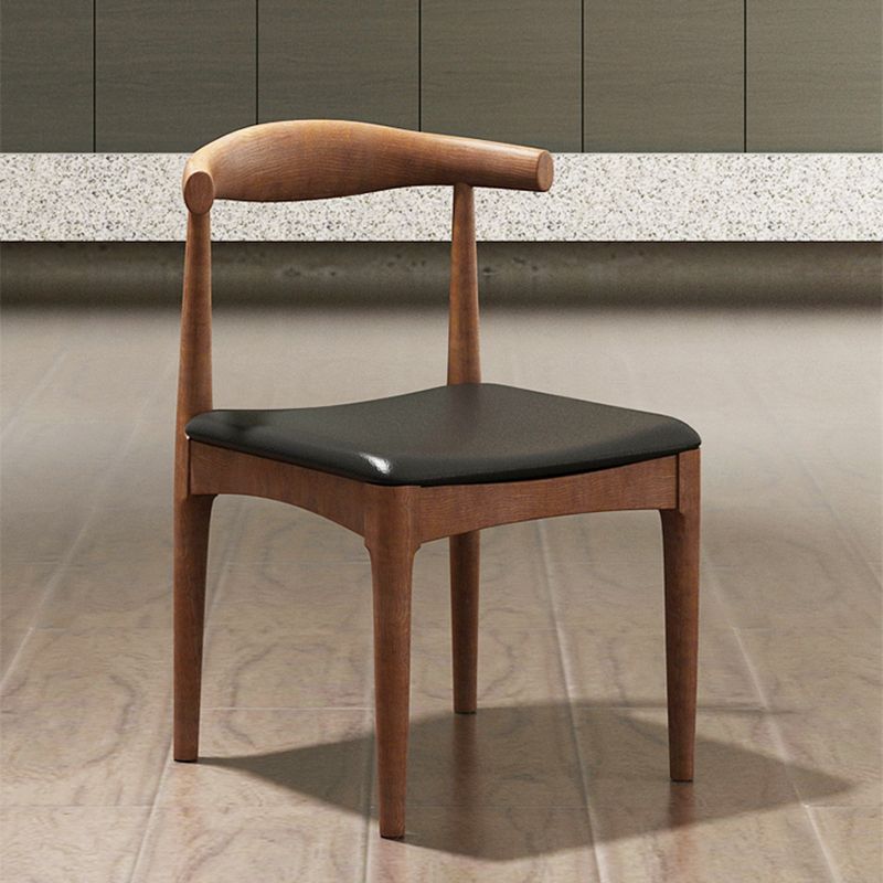 Modern Dining Open Back Chairs Dining Armless Side Chairs with Wooden Legs Clearhalo ' kitchen&dining_furn' 'Dining Chairs' 'Dining Tables & Seating' 'dining_chair' 'furn' 'furn_dining_chair' 'Furniture' 'furniture_dining_chair' 'Kitchen & Dining Furniture' 'kitchen' 1200x1200_d4b597fd-6074-4085-9624-8fb54aad4419