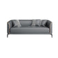 Tuxedo Arm Sofa 25.98" High Faux Leather Sofa Stain Resistant
