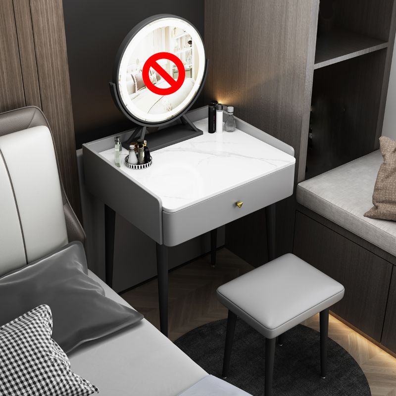 Zeitgenössisches Make -up Eitelkeitstisch Tisch Holz Waschtisch mit Schublade