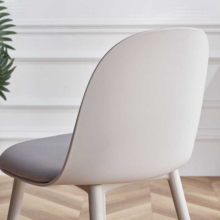Upholstered Dining Chair Glam Style Plastic Side Chair for Dining Room Clearhalo 'Dining Chairs' 'Dining Tables & Seating' 'dining_chair' 'furn' 'furn_dining_chair' 'Furniture' 'furniture_dining_chair' 'Kitchen & Dining Furniture' 1200x1200_d4b85bf6-0377-4094-931c-e9bcc41ffca3