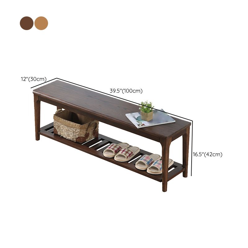 Shoe Storage Included Bench, Solid Wood Entryway Bench with 4 Legs Clearhalo 'Benches' 'Chairs & Seating' 'furn' 'furn_benches' 'Furniture' 'Living Room Furniture' 1200x1200_d4b9fe5d-5a98-491e-83e8-8477c8302881