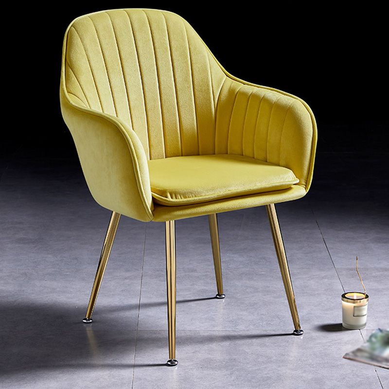 23.6"Wide Solid Color Armchair with Basic Four Legs for Bedroom Clearhalo 'Accent Chairs' 'accent_chairs' 'Chairs & Seating' 'furn' 'furn_accent_chairs' 'Furniture' 'furniture_accent_chairs' 'Living Room Furniture' 1200x1200_d4ba063b-d649-4520-a950-4c67ebcb69cc