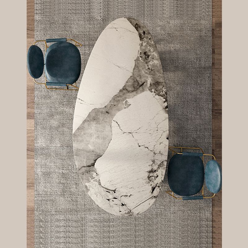 Simplicity Fixed Dining Room Table Sintered Stone Home Fixed Desk Clearhalo 'Dining Tables & Seating' 'Dining Tables' 'dining_table' 'furn' 'furn_dining_table' 'Furniture' 'Kitchen & Dining Furniture' 1200x1200_d4bbf401-9ec2-42f8-8151-277b1ab152a6