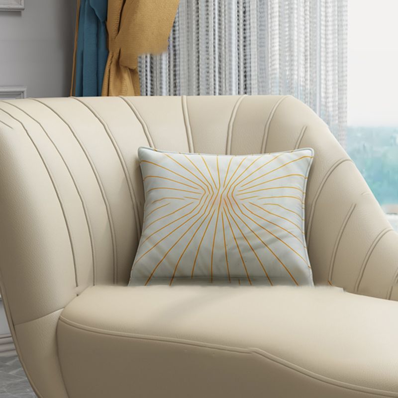 Modern Leather Chaise Lounge Upholstered Lounge with Flared Arms for Bedroom Clearhalo 'Chairs & Seating' 'Chaise Lounge' 'chaise_lounge' 'furn' 'furn_chaise_lounge' 'Furniture' 'Living Room Furniture' 1200x1200_d4bc3941-959d-488b-be7d-3f7c89177932