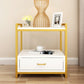 Wooden Bed Nightstand Contemporary Accent Table Nightstand with Drawer