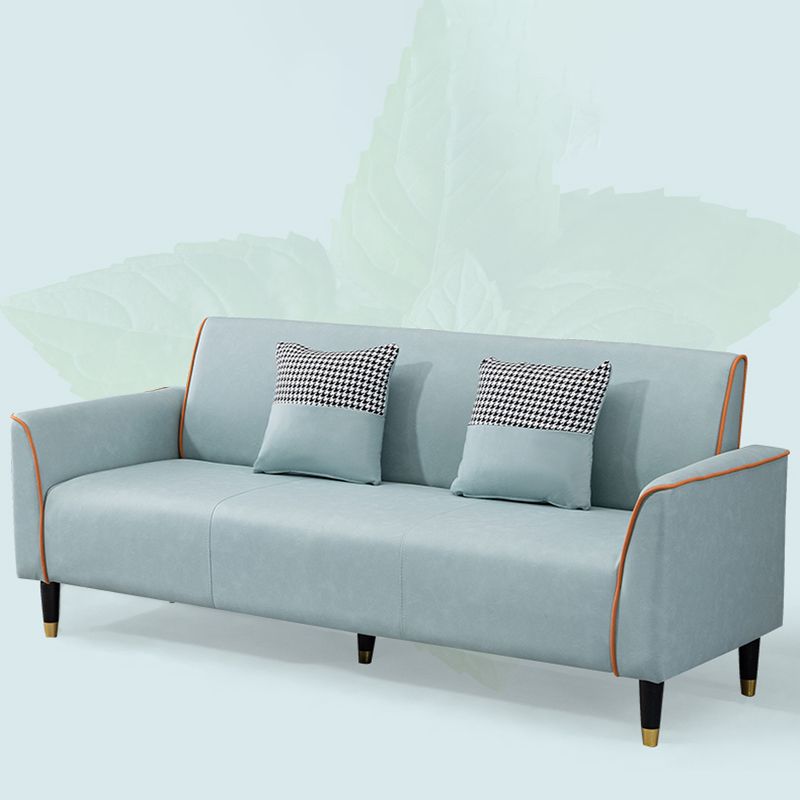 Pillows Included Standard Sofa Stain Resistant Settee with Leg Clearhalo 'furn' 'furn_sofas' 'Furniture' 'Living Room Furniture' 'Sofa' 'sofas' 1200x1200_d4bdceb6-d590-4080-9766-530f28fb45f7