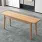 11.8 Inch Wide Modern Bench Solid Wood Seating Bench with Legs Clearhalo 'Benches' 'Chairs & Seating' 'furn' 'furn_benches' 'Furniture' 'Living Room Furniture' 1200x1200_d4bddeec-7966-4abe-b506-a3daa718c879
