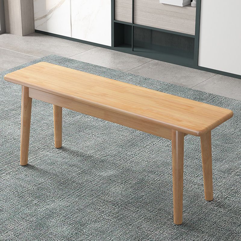 11.8 Inch Wide Modern Bench Solid Wood Seating Bench with Legs Clearhalo 'Benches' 'Chairs & Seating' 'furn' 'furn_benches' 'Furniture' 'Living Room Furniture' 1200x1200_d4bddeec-7966-4abe-b506-a3daa718c879