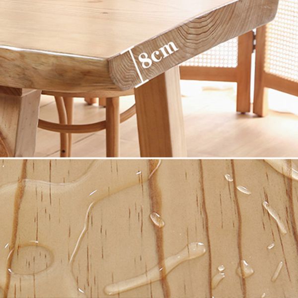 Rectangle Pine Solid Wood Table Minimalist Dining Table with 4 Legs for Restaurant Clearhalo ' dining_table' 'Dining Tables & Seating' 'Dining Tables' 'furn' 'furn_dining_table' 'Furniture' 'furniture_dining_table' 'Kitchen & Dining Furniture' 'kitchen&dining_furn' 'kitchen' 'kitchen_dining_table' 1200x1200_d4bf0bdb-5e53-48ae-9fb5-e3c17577c5f3