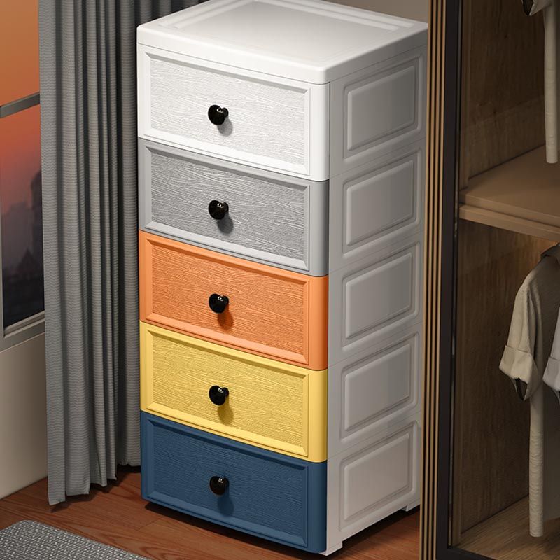 Plastic Storage Cabinet with Legs Contemporary Wardrobe Armoire