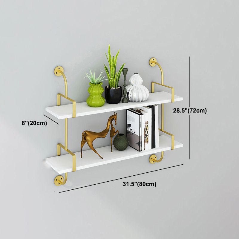 7.87"W Bookshelf Glam Style Wall Mounted Bookcase for Home Office Study Room Clearhalo 'Bookcases' 'Furniture' 'furniture_bookcases' 'kitchen' 'kitchen_bookcases' 'Living Room Furniture' 'Office Furniture' 1200x1200_d4c23953-5f6d-49cc-9766-e267a1a89edb