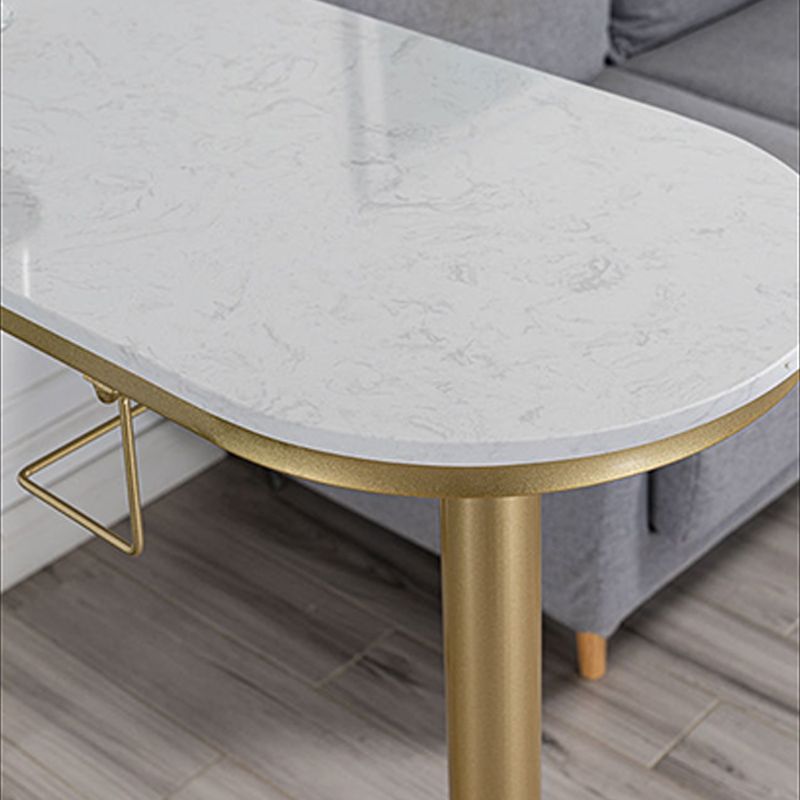 Moderner Stil Rechteck -Stange Counter Tisch Metallstange Tisch für Zuhause