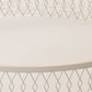 Iron 4 Legs Cocktail Table Round Glass Top Coffee Table with Shelf Clearhalo 'Coffee & Accent Tables' 'Coffee Tables' 'coffee_tables' 'furn' 'furn_coffee_tables' 'Furniture' 'Living Room Furniture' 1200x1200_d4ce8d88-0cb5-49cb-956d-010ac42b1bfb