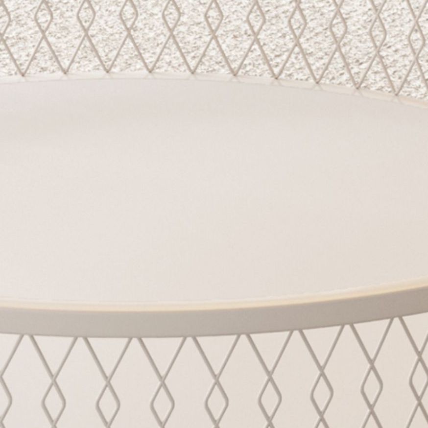 Iron 4 Legs Cocktail Table Round Glass Top Coffee Table with Shelf Clearhalo 'Coffee & Accent Tables' 'Coffee Tables' 'coffee_tables' 'furn' 'furn_coffee_tables' 'Furniture' 'Living Room Furniture' 1200x1200_d4ce8d88-0cb5-49cb-956d-010ac42b1bfb