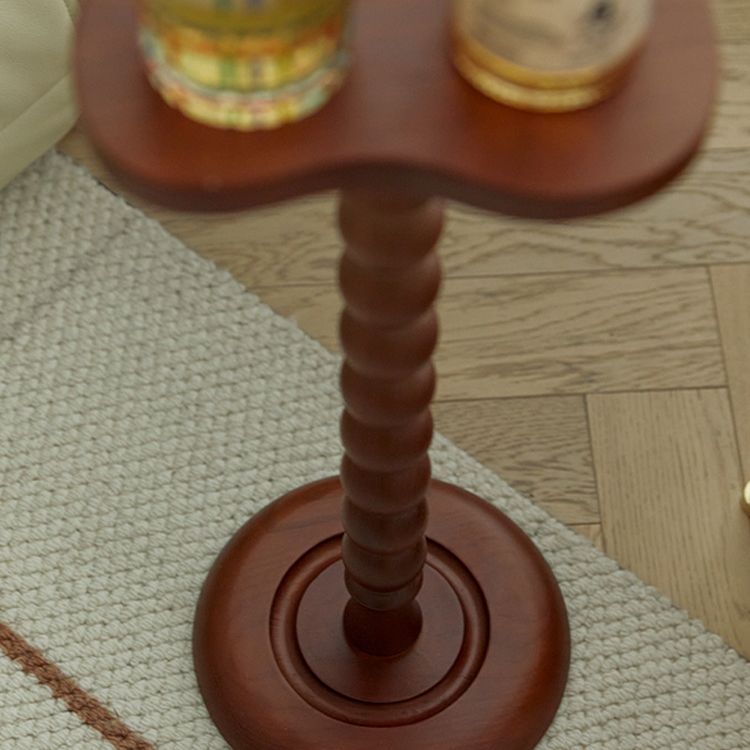 Traditional Wood End Table Sled Black/Brown Side End Snack Table Clearhalo 'Coffee & Accent Tables' 'End & Side Tables' 'end_side_tables' 'furn' 'furn_end_side_tables' 'Furniture' 'Living Room Furniture' 1200x1200_d4cf1e2d-28da-4a5c-9a33-1ca9c196b6ad