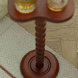 Traditional Wood End Table Sled Black/Brown Side End Snack Table Clearhalo 'Coffee & Accent Tables' 'End & Side Tables' 'end_side_tables' 'furn' 'furn_end_side_tables' 'Furniture' 'Living Room Furniture' 1200x1200_d4cf1e2d-28da-4a5c-9a33-1ca9c196b6ad