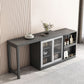 Modern Folding Dining Table with Storage Rectangle Wooden Top Clearhalo 'Dining Tables & Seating' 'Dining Tables' 'dining_table' 'furn' 'furn_dining_table' 'Furniture' 'Kitchen & Dining Furniture' 1200x1200_d4cf679d-08cd-4e1f-8e03-8dee245022a4