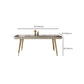 Luxury Kitchen Dinner Table Stone Rectangle 4 Legs Dining Table Clearhalo 'Dining Tables & Seating' 'Dining Tables' 'dining_table' 'furn' 'furn_dining_table' 'Furniture' 'Kitchen & Dining Furniture' 1200x1200_d4cfb8e1-8721-49c7-8ed0-93503c7442c0