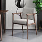 Solid Wood Arm Chair Upholstered Modern Dining Chair for Home Clearhalo 'Dining Chairs' 'Dining Tables & Seating' 'dining_chair' 'furn' 'furn_dining_chair' 'Furniture' 'Kitchen & Dining Furniture' 1200x1200_d4cfd057-3c92-4839-90dc-5e54a0f99ad5