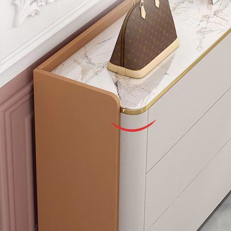 Comercio de cofres de almacenamiento de piedra contemporáneo de 11.7 pulgadas W toser con 6 cajones