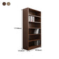 Closed Back Modern Style Bookshelf Wood Bookcase for Office Use Clearhalo 'Bookcases' 'furn' 'furn_bookcases' 'Furniture' 'Office Furniture' 1200x1200_d4d1031e-a15f-45dd-8c14-efb9e7468fbc