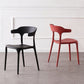Contemporary Open Back Chair Plastic Dining Armless Side Chairs Clearhalo ' kitchen&dining_furn' 'Dining Chairs' 'Dining Tables & Seating' 'dining_chair' 'furn' 'furn_dining_chair' 'Furniture' 'furniture_dining_chair' 'Kitchen & Dining Furniture' 'kitchen' 1200x1200_d4d10ff2-ba28-4e10-ab24-5f095bdb48a8
