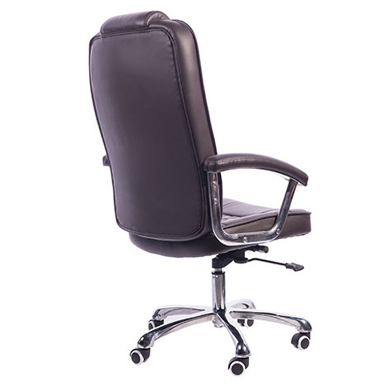 23"W Contemporary Executive Chair Upholstered Managers Chair Clearhalo 'furn' 'furn_office_chair' 'Furniture' 'Office Chairs' 'Office Furniture' 'office_chair' 1200x1200_d4d11e48-5375-4d3d-ab2d-f109f5fb051b