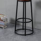 Modern Style Iron Bar Stool with Metal Footrest Simple Bar Stool for Bar Clearhalo 'Bar Furniture' 'Bar Stools' 'bar_stools' 'furn' 'furn_bar_stools' 'furniture_bar_stools' 'Kitchen & Dining Furniture' 'kitchen&dining_furn' 'kitchen' 'kitchen_furn' Furniture' 1200x1200_d4d165cf-cb60-4b68-8526-78de021225cb