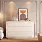 Modern Dresser Solid Wood Storage Chox Coffing con 3 cajones