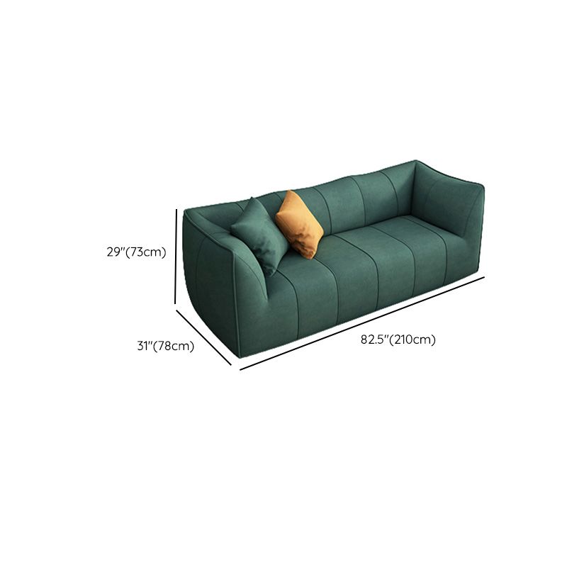 Fabric Sofa Contemporary Tuxedo Arm Apartment Seating in Dark Green Clearhalo 'furn' 'furn_sofas' 'Furniture' 'Living Room Furniture' 'Sofa' 'sofas' 1200x1200_d4d4ae30-aef1-4e41-b857-2bd8218802a5