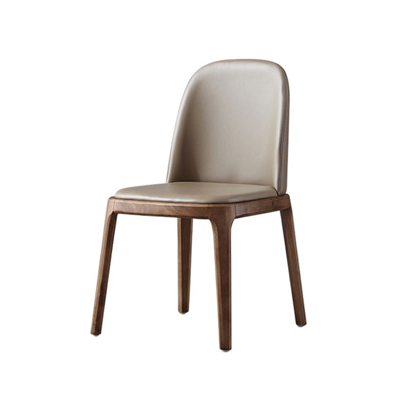 Industrial Home Leather Side Chair Matte Finish Parsons Dining Chair (Set of 2) Clearhalo ' kitchen&dining_furn' 'Dining Chairs' 'Dining Tables & Seating' 'dining_chair' 'furn' 'furn_dining_chair' 'Furniture' 'furniture_dining_chair' 'Kitchen & Dining Furniture' 'kitchen' 1200x1200_d4d61d0d-df41-4037-871c-2a5e16795c3a