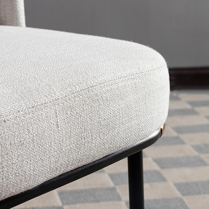 Contemporary Dining Chair Dining Armless Side Chairs with Metal Legs Clearhalo ' kitchen&dining_furn' 'Dining Chairs' 'Dining Tables & Seating' 'dining_chair' 'furn' 'furn_dining_chair' 'Furniture' 'furniture_dining_chair' 'Kitchen & Dining Furniture' 'kitchen' 1200x1200_d4d906e6-5232-4cf9-9abe-a3f01e437f8a