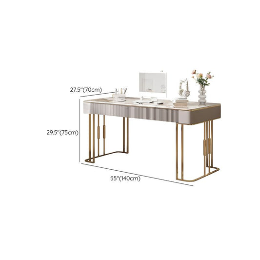 RECTANGE STREE TOP BURIS BUREAU MÉTAL METAL GLAM Glam Style Writing Bureau pour le bureau
