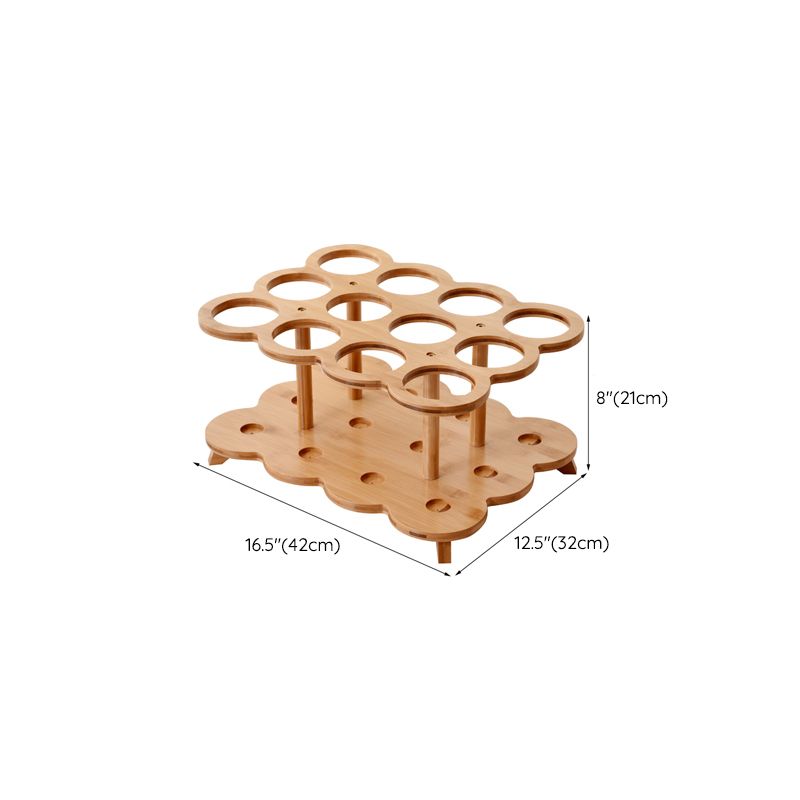 Modern Tabletop Wine Bottle Rack Wooden Wine Bottle Rack for Home Clearhalo 'furn' 'furn_wine_racks' 'Furniture' 'Kitchen & Dining Furniture' 'Wine Racks' 'wine_racks' 1200x1200_d4dad0c6-d77a-4810-9e0b-9bb60b7532d1