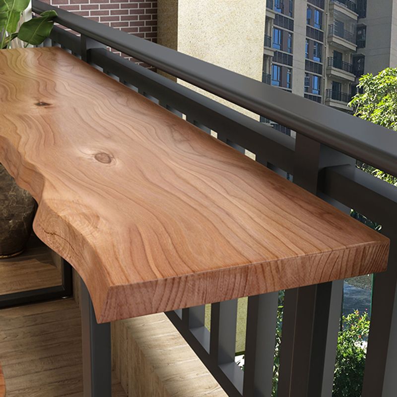 Binnen vaste houten patio balk tafel slee natuurlijke industriële telling tafel