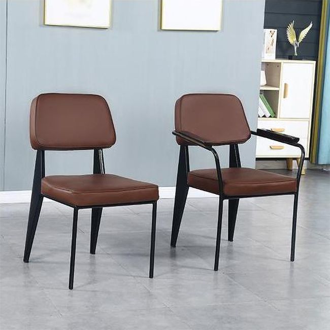 Industrial Metal Indoor-Outdoor Room Armchair Open Back Chair Clearhalo ' kitchen&dining_furn' 'Dining Chairs' 'Dining Tables & Seating' 'dining_chair' 'furn' 'furn_dining_chair' 'Furniture' 'furniture_dining_chair' 'Kitchen & Dining Furniture' 'kitchen' 1200x1200_d4dfcb1b-d48e-4e9b-840e-9b1f2779405d