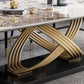 Stone Top Dining Table Contemporary Dining Table with Pedestal Base Clearhalo 'Dining Tables & Seating' 'Dining Tables' 'dining_table' 'furn' 'furn_dining_table' 'Furniture' 'Kitchen & Dining Furniture' 1200x1200_d4e0fd67-4a30-4656-bba3-da327cb6af61